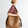 Acne Studios - Musubi Midi Shoulder Bag in Camel Brown