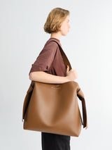 Acne Studios - Musubi Midi Shoulder Bag in Camel Brown