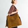 Acne Studios - Musubi Midi Bag Suede in Cognac Brown