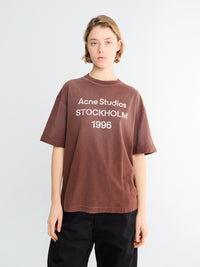 Acne Studios - Relaxed Fit T-Shirt in Chocolate Brown