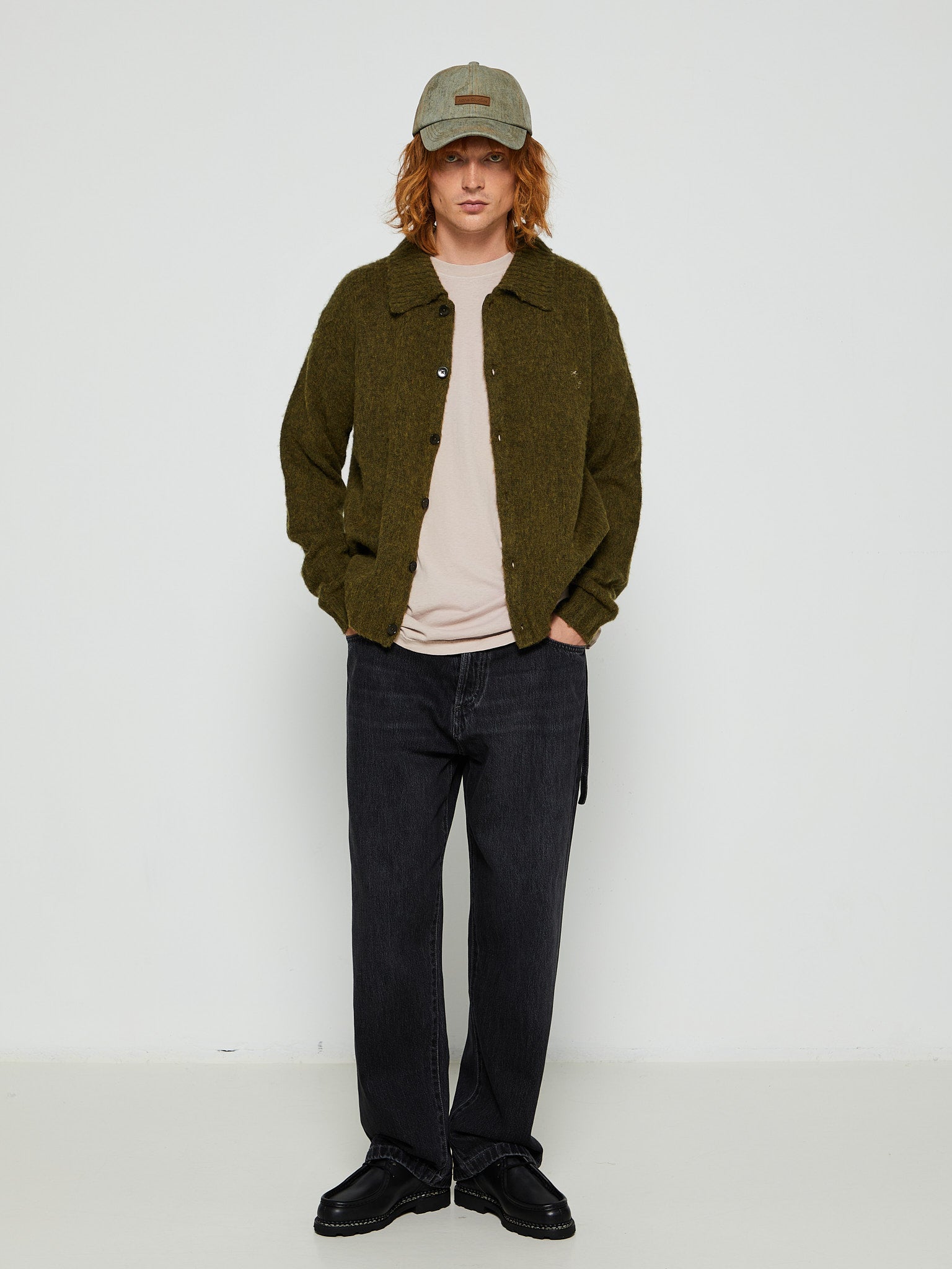 Crew Neck T-Shirt in Dusty Beige