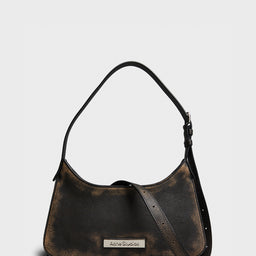 Acne Studios - Platt Mini Shoulder Bag in Dark Brown and Beige