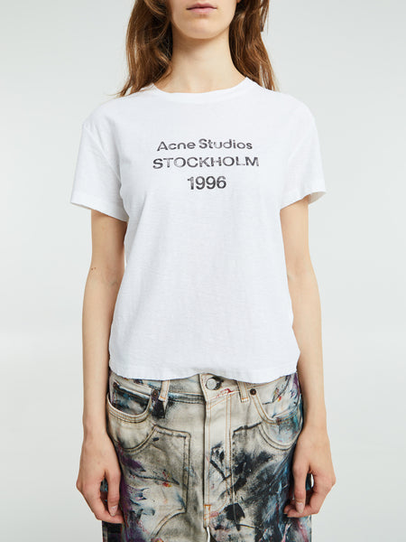 Acne Studios - Logo t-shirt - Optic White