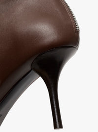 Acne Studios - Leather Ankle Boots in Earthy Brown