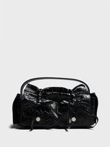 Acne Studios - Multipocket Crinkled Patent Bag in Black