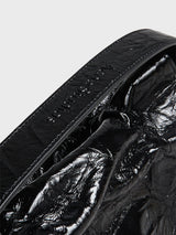 Acne Studios - Multipocket Crinkled Patent Bag in Black