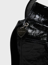 Acne Studios - Multipocket Crinkled Patent Bag in Black