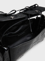 Acne Studios - Multipocket Crinkled Patent Bag in Black