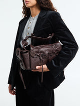 Acne Studios - Multipocket Big Grainy Bag in Chocolate Brown