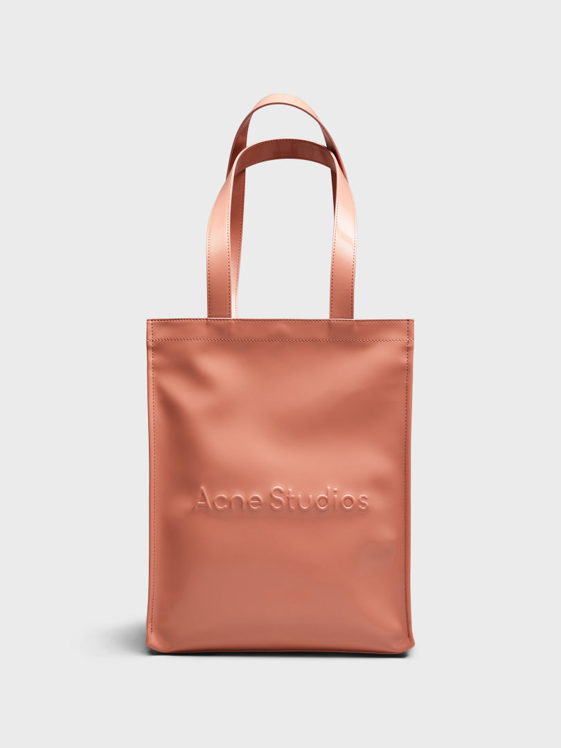 Acne Studios - Logo Shoulder Tote Bag in Salmon Pink