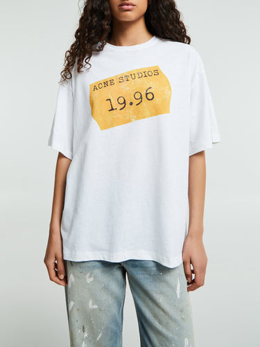 Acne Studios - Logo T-shirt in Optic White