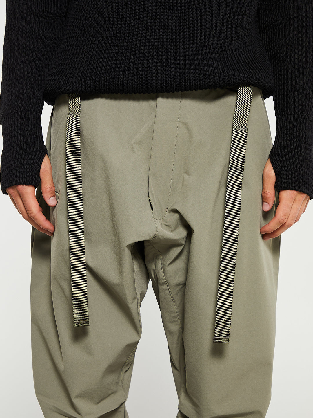 Acronym - Schoeller Dryskin Drawcord Trousers in Alpha Green – stoy