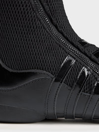 Adidas - Miaou Boots in Core Black, Core Black and Silver Metallic