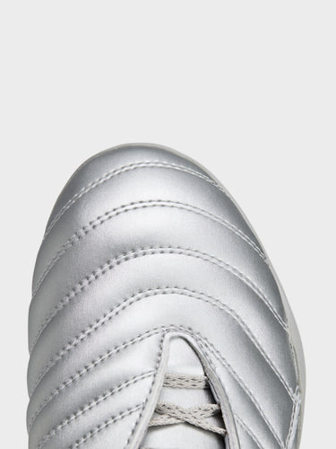 Adidas - Elite Mei Miaou Shoes in Silver Metallic, Collegiate Navy and Hazy Yellow