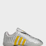 Adidas - Elite Mei Miaou Shoes in Silver Metallic, Collegiate Navy and Hazy Yellow