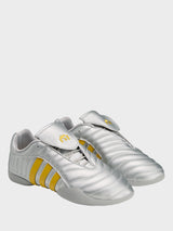 Adidas - Elite Mei Miaou Shoes in Silver Metallic, Collegiate Navy and Hazy Yellow