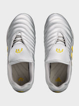 Adidas - Elite Mei Miaou Shoes in Silver Metallic, Collegiate Navy and Hazy Yellow