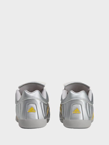 Adidas - Elite Mei Miaou Shoes in Silver Metallic, Collegiate Navy and Hazy Yellow