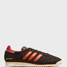 Adidas - Wales Bonner SL72 Sneakers in Dark Brown, Collegiate Orange and Scarlet