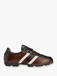Adidas - Adidas x WALES BONNER x Y3 The Field Lizzard Sneakers in Cream Whitem Dark Brown and Core Black