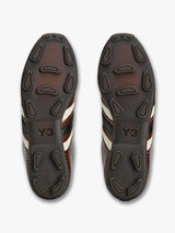 Adidas - Adidas x WALES BONNER x Y3 The Field Lizzard Sneakers in Cream Whitem Dark Brown and Core Black