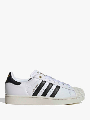 Adidas - Superstar II Sneakers in Cloud White, Core Black and Off White Adidas - Superstar II Sneakers in Cloud White, Core Black and Off White