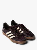 Adidas - Wales Bonner Gazelle Pony Sneakers in Aurora Coffee, Wonder White and Core Black