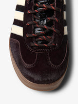 Adidas - Wales Bonner Gazelle Pony Sneakers in Aurora Coffee, Wonder White and Core Black