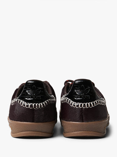 Adidas - Wales Bonner Gazelle Pony Sneakers in Aurora Coffee, Wonder White and Core Black