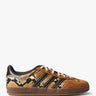 Adidas - Wales Bonner Gazelle Snake Sneakers in Dust Rust, Wonder White and Collegiate Burgundy