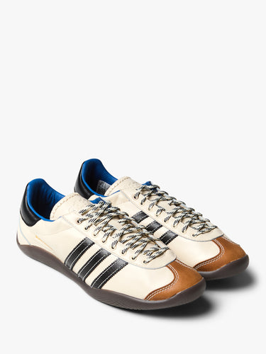 Adidas - Wales Bonner Karintha OG Sneakers in Wonder White, Core Black and Lush Blue