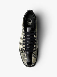 Adidas - Adidas x Brain Dead Bowling Shoes in Snake print, Cream White and Core Black