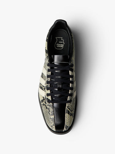 Adidas - Adidas x Brain Dead Bowling Shoes in Snake print, Cream White and Core Black