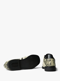 Adidas - Adidas x Brain Dead Bowling Shoes in Snake print, Cream White and Core Black
