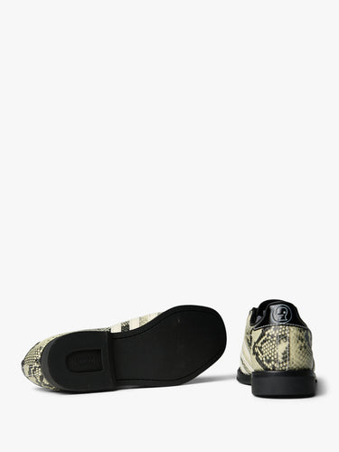 Adidas - Adidas x Brain Dead Bowling Shoes in Snake print, Cream White and Core Black