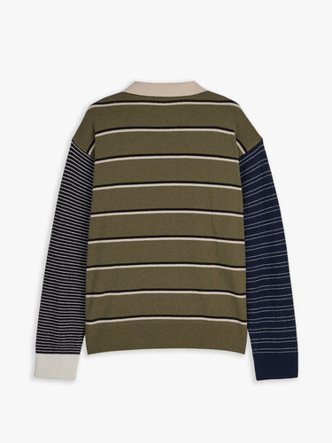 Adidas - Adidas x SFTM LS Tee in Olive Strata, Alumina and Black