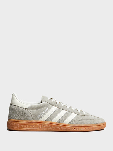 Adidas - Women's Handball Spezial Sneakers in Silver Pebble, Off White and Gum
