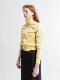 Adidas - Classic Firebird Track Top in Orange Tint and Off White