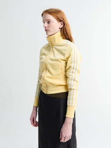 Adidas - Classic Firebird Track Top in Orange Tint and Off White