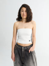 Adidas - Adicolor 3 Stripe Tube Top in White and Black