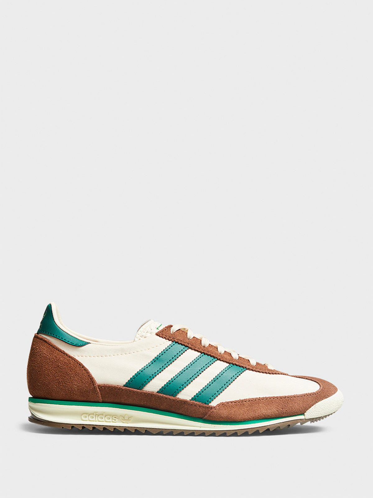 Women's SL72 OG Sneakers in White, Green and Brown