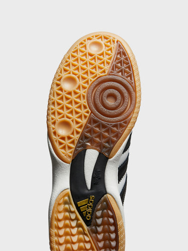 Adidas - Samba MN Sneakers in Fwtr White, Core Black and Gum 3