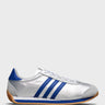 Adidas - Country OG Sneakers in Matte Silver, Bright Blue and Ftwr White