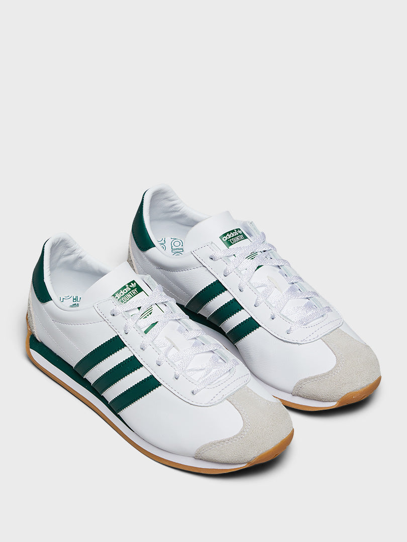 Country OG Sneakers in Ftwr White, Collegiate Green and Ftwr White