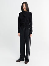 Adidas - Classic Track Pants in Black and White