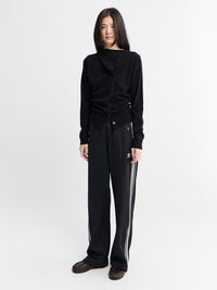 Adidas - Classic Track Pants in Black and White