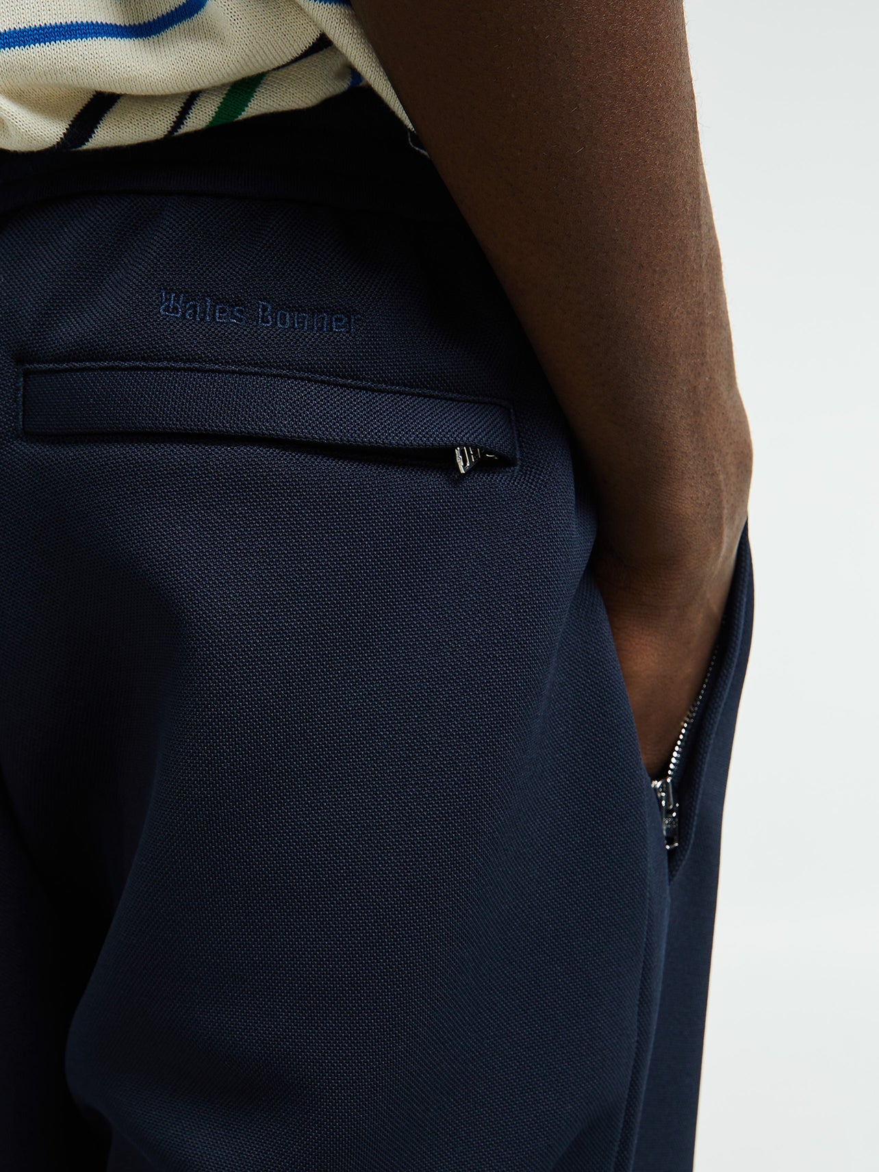 Adidas - Wales Bonner Pique Track Pants in Night Navy