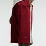 Adidas - Wales Bonner Track Shorts in Collegiate Burgundy