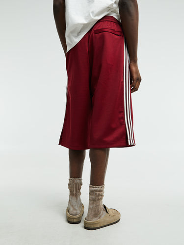 Adidas - Wales Bonner Track Shorts in Collegiate Burgundy