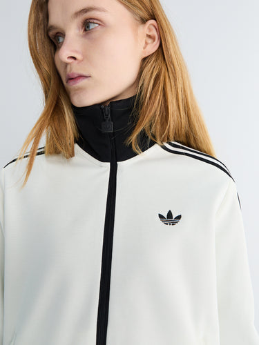 Adidas - Classic TT Track Jacket in Off White and Black